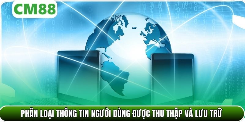 Phân loại thông tin người dùng được thu thập và lưu trữ